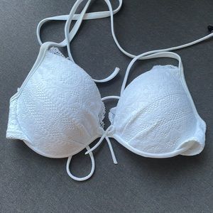 White bikini top